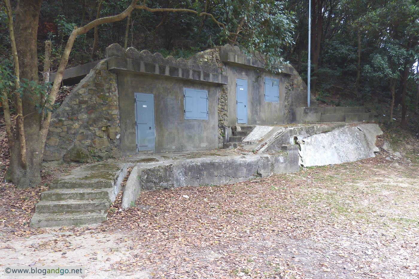 Wong Nai Chung - West Brigade HQ - Separated Shelters
